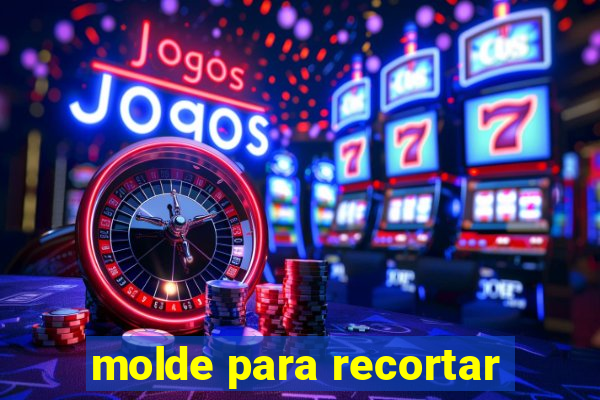 molde para recortar